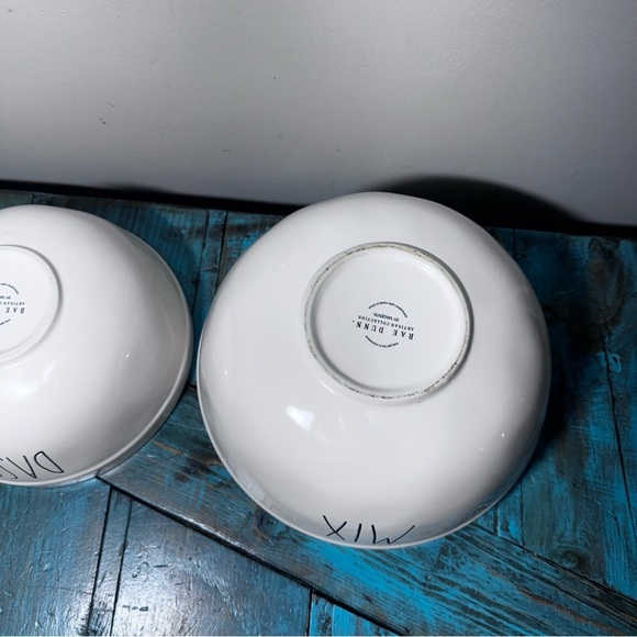 Rae Dunn Ceramic Mixing Bowl Set Nesting Bowls - Picture 4 of 6